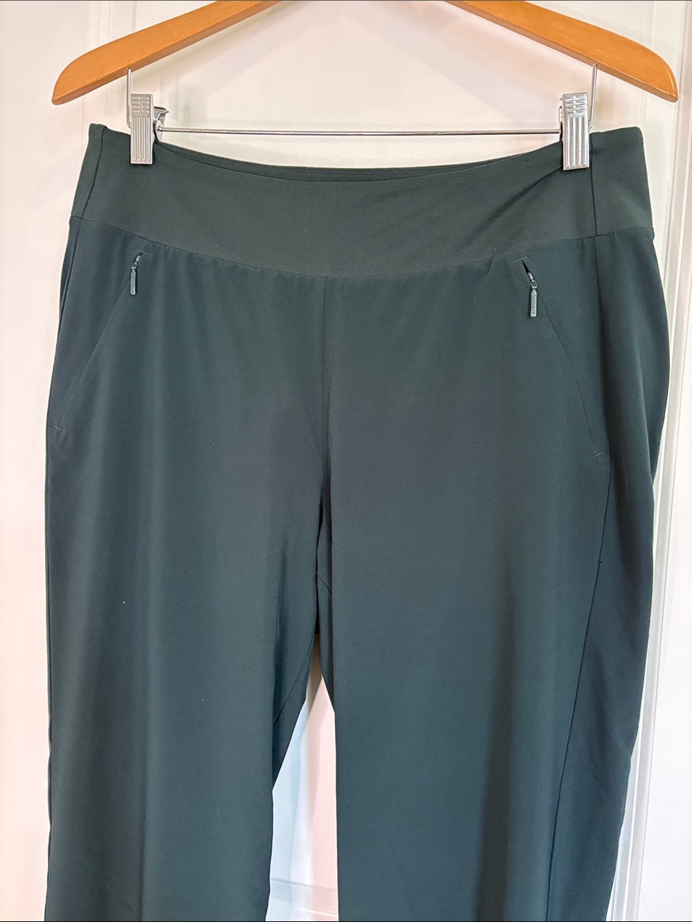 Athleta Soho Lined Joggers Olive Green Size 12T - Picture 4 of 13